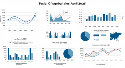 Analysis: Tesla's Significant Global Sales Slowdown in April 2025