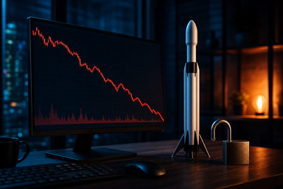 SpaceX Stock Reported Below IPO Price as Insider Shares Unlock