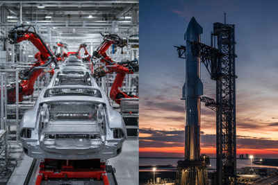 Musk Again Declines to Rule Out Tesla-SpaceX Merger, Reports Say