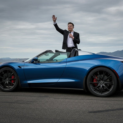 Elon Musk vuelve a mostrar las capacidades del Tesla Roadster.