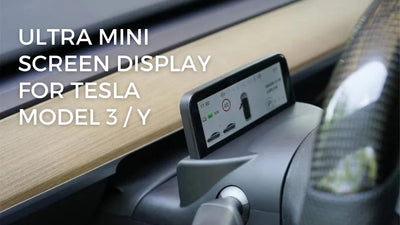 Hvordan betjene Tesla Model 3 / Y Mini Skjermvisning?