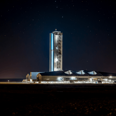 Starbase After Dark: La última foto de Musk captura un puerto espacial al borde de la historia