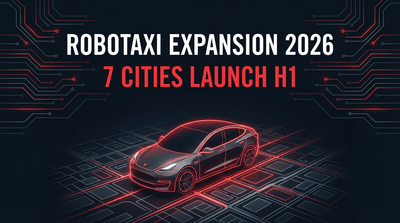 Tesla confirma una expansión ambiciosa de Robotaxis a siete grandes ciudades de EE. UU. en el primer semestre de 2026