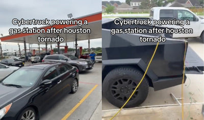 Tesla Cybertruck Powers Gas Station During Houston Tornado: A Glimpse of Its Key Functions