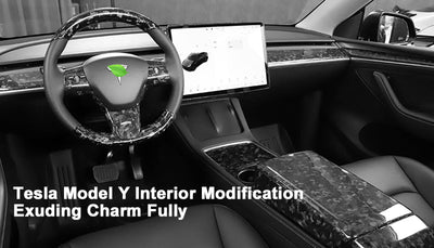 Modifica Interna della Tesla Model Y, Che Emette Fascino Completo