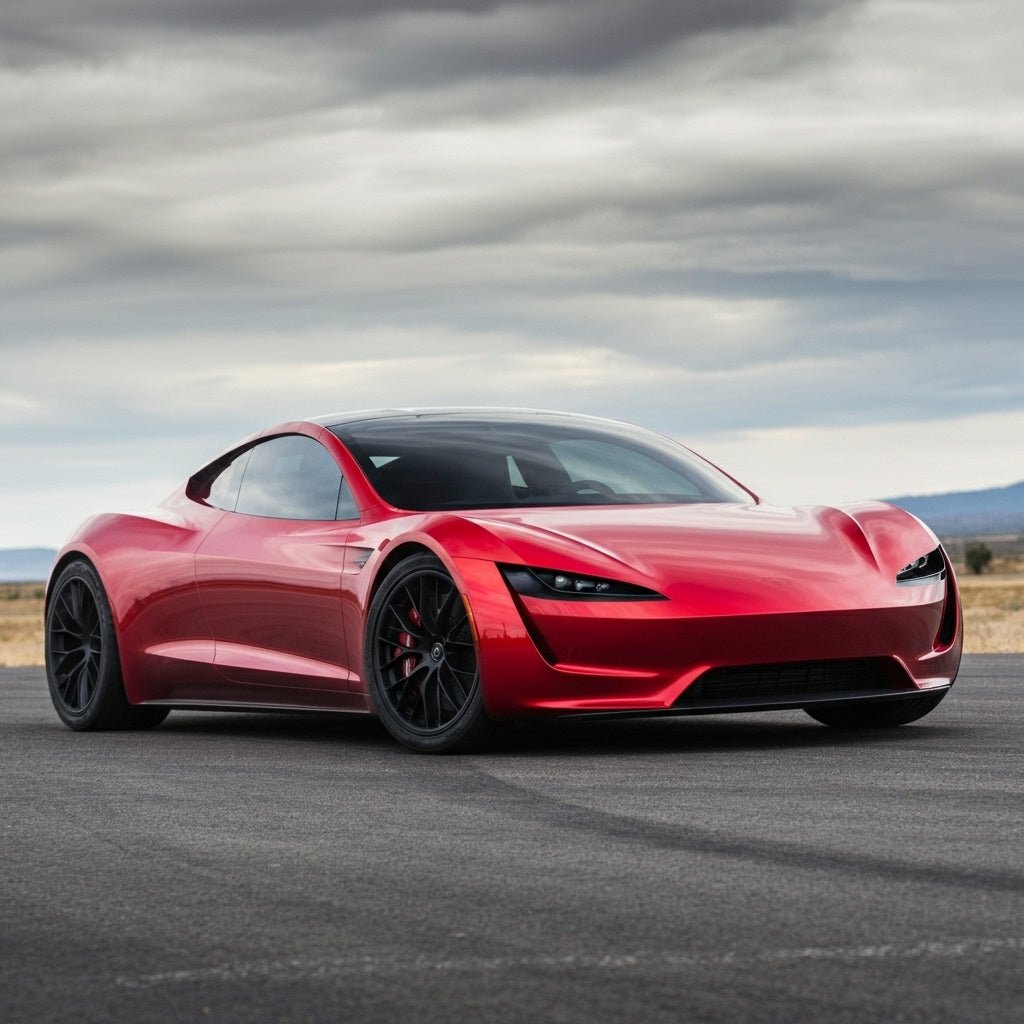 Modellino Tesla Roadster Rosso – Scala 1:64 – Dream – Nuovo In Confezione