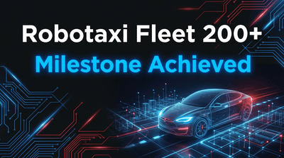 Tesla Robotaxi Fleet Surpasses 200 Vehicle Milestone, Addressing Key User Availability Complaints