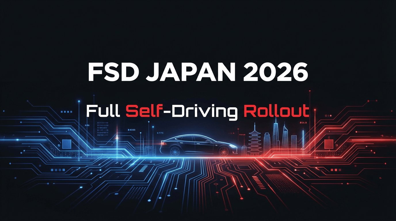 Tesla FSD Coming to Japan in 2026: 40,000 Vehicles Ready, Record