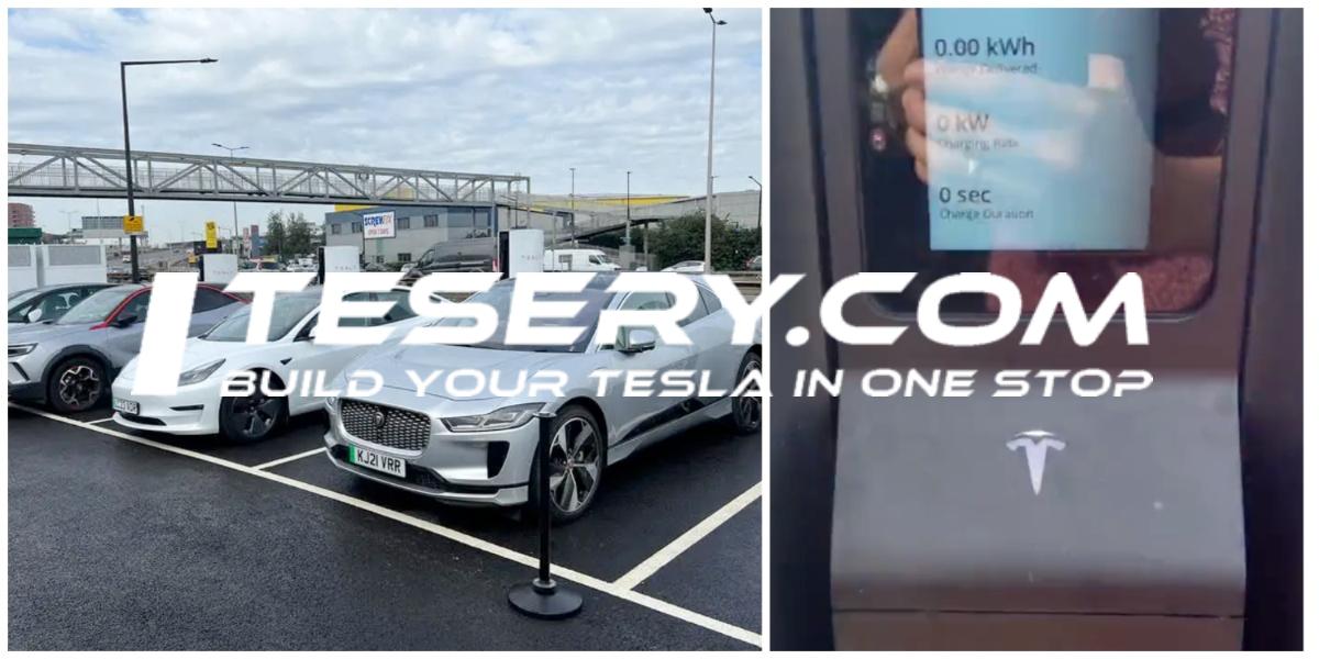 Tesla Unveils World's First V4 Supercharger with Contactless Payment in