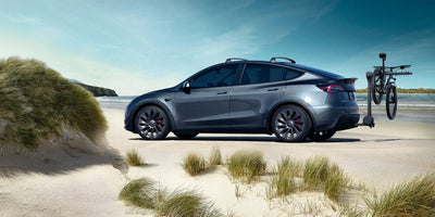 Tesla Model Y med takstativ ser flott ut! Hvorfor ikke prøve det?