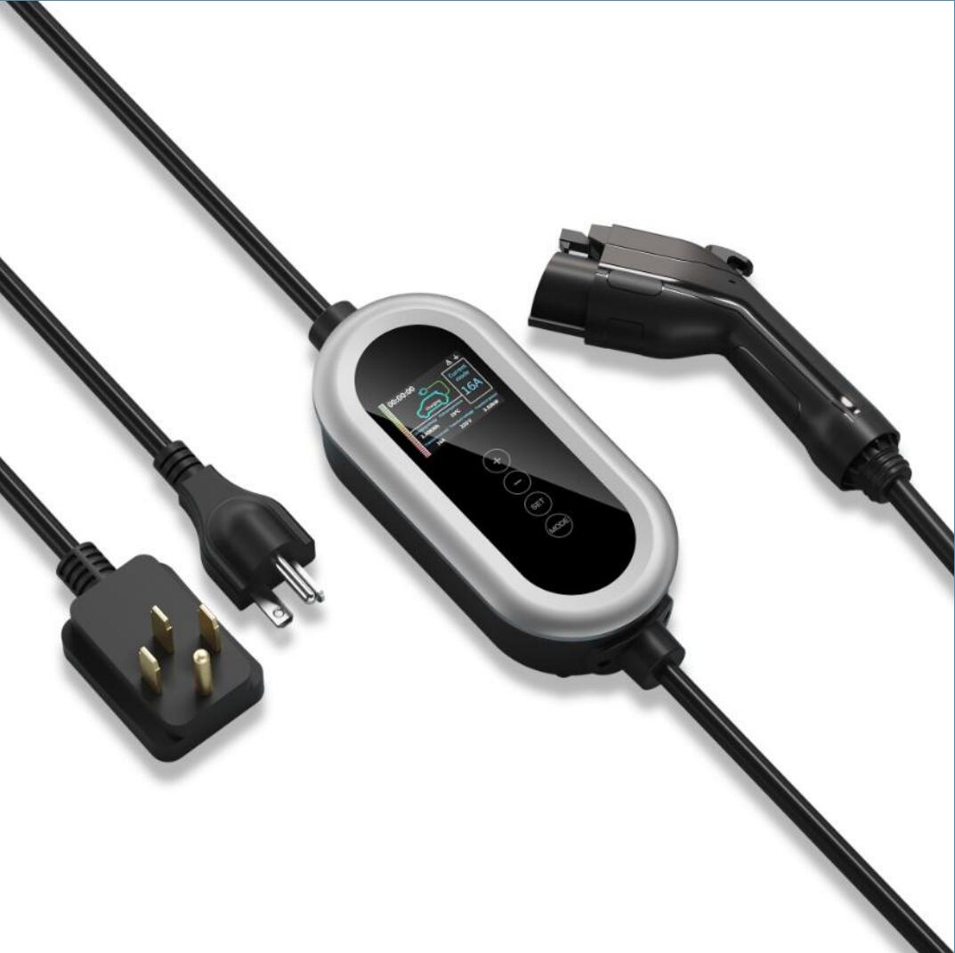 J1772 Level 2 EV Mobile Charger 32A 240V NEMA 1450 24ft Tesery Official Store