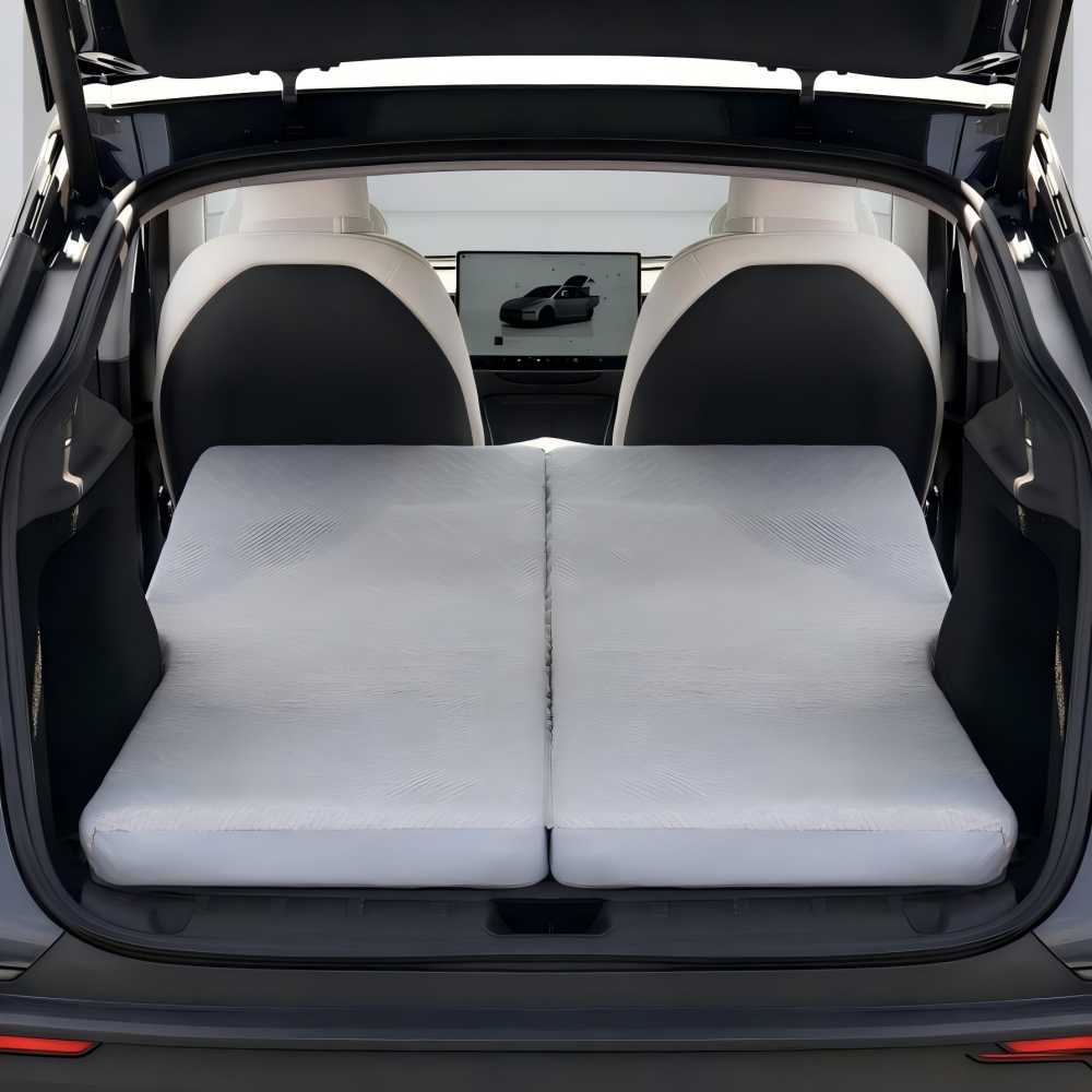 テスラ　Tesla モデル3 スリーピングマット 180cm x 125cm テスラ車用キャンピングマットレス – カスタムフィット睡眠ソリューション