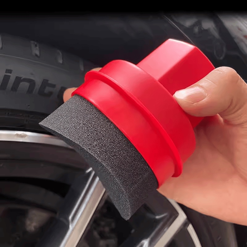 Tire Shine Applicator Sponge | Arc Design | Storage Lid | 2 Styles | 3 Colors Tire Shine Applicator Sponge | Arc Design | Storage Lid | 2 Styles | 3 Colors