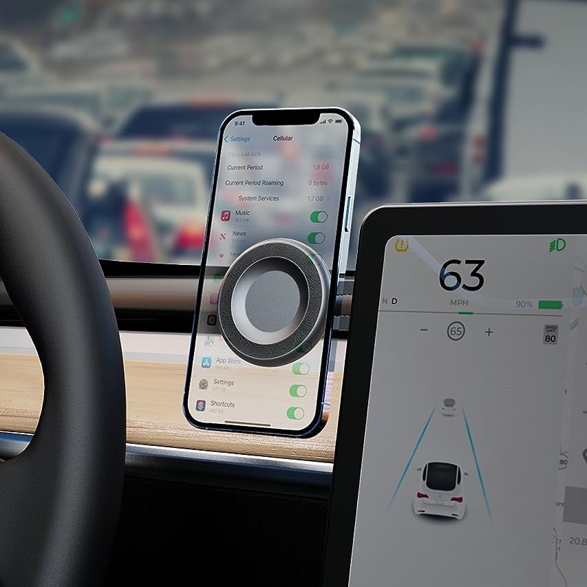 Invisible Magnetic Phone Mount for Tesla Model 3/Y/X/S - Tesery Official Store