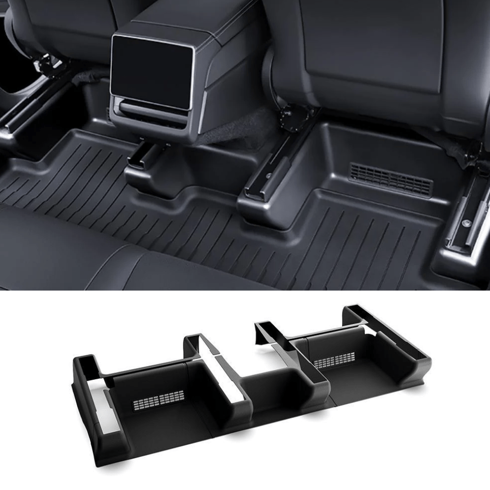 thumbnail interactive-video image 1 of Tesla Model Y Seat Rail Protectors - 7 Piece ABS Anti-Scratch Cover Set 2020-2023 1 of 8