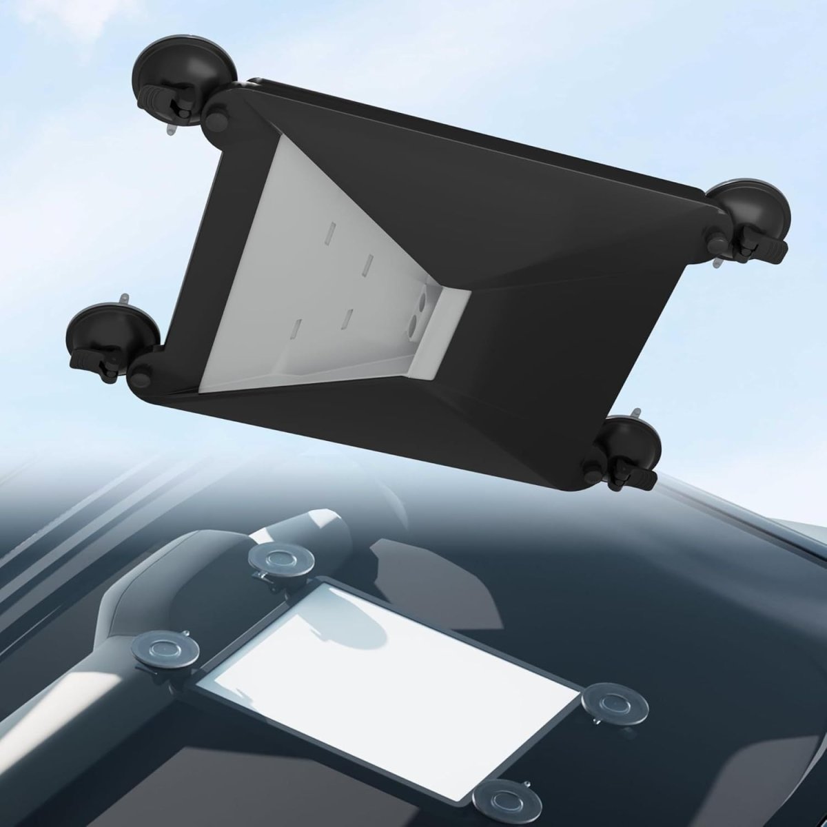 Starlink Mini Support à Ventouse Portable Et Pliable - Fixation Toit Ouvrant, Fenêtres Voiture - Ventouse Puissante Pour Starlink Mini