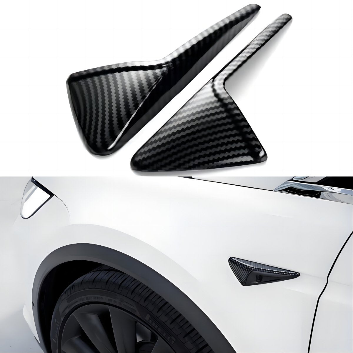 Model 3 / Y Turn Signal Side Camera Cover - Vinyl ( 1 Pair )