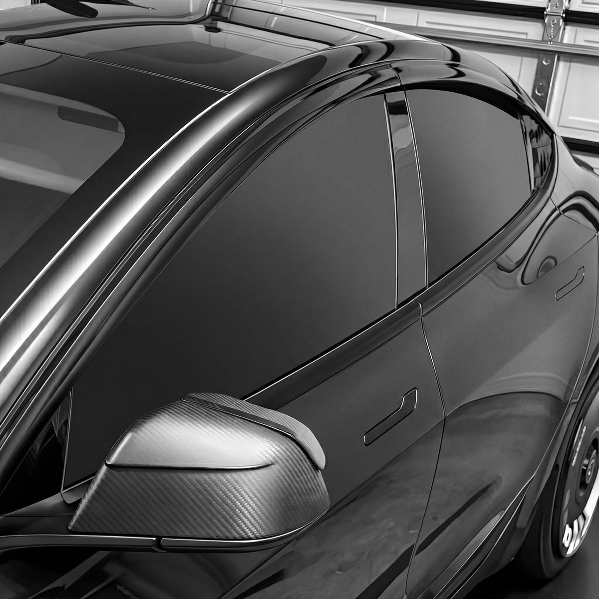 Tesla Model Y 専用 レインガードシェード ウィンドウバイザー レインガード Model 3 Y 4ピースセット 3M接着剤