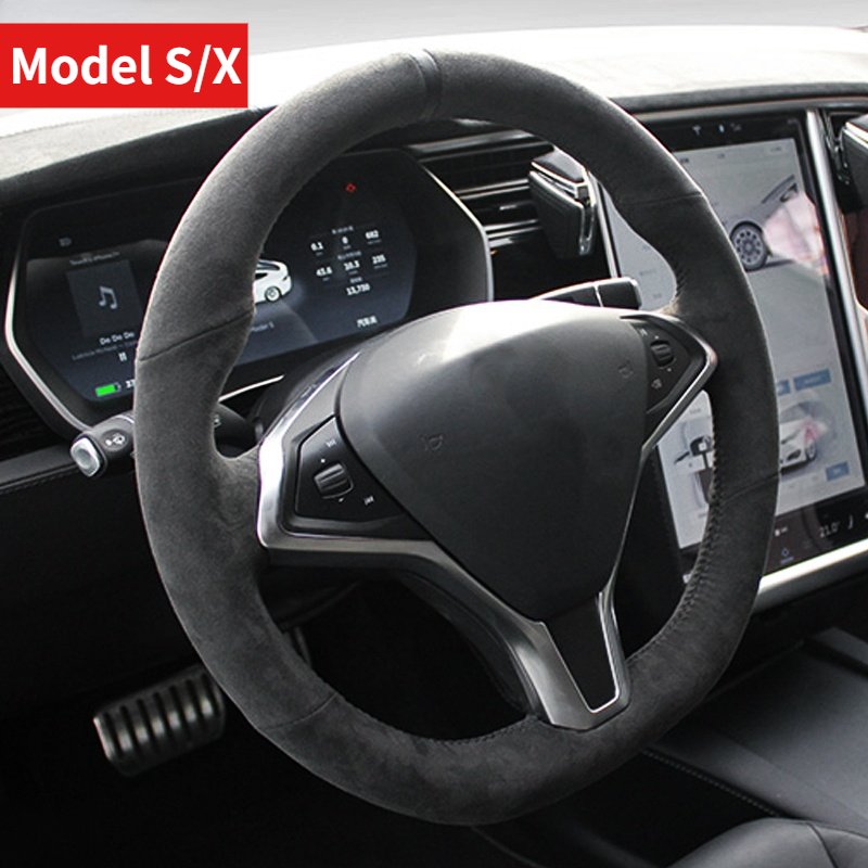 Coprivolante in Alcantara per Tesla Model S / Model X