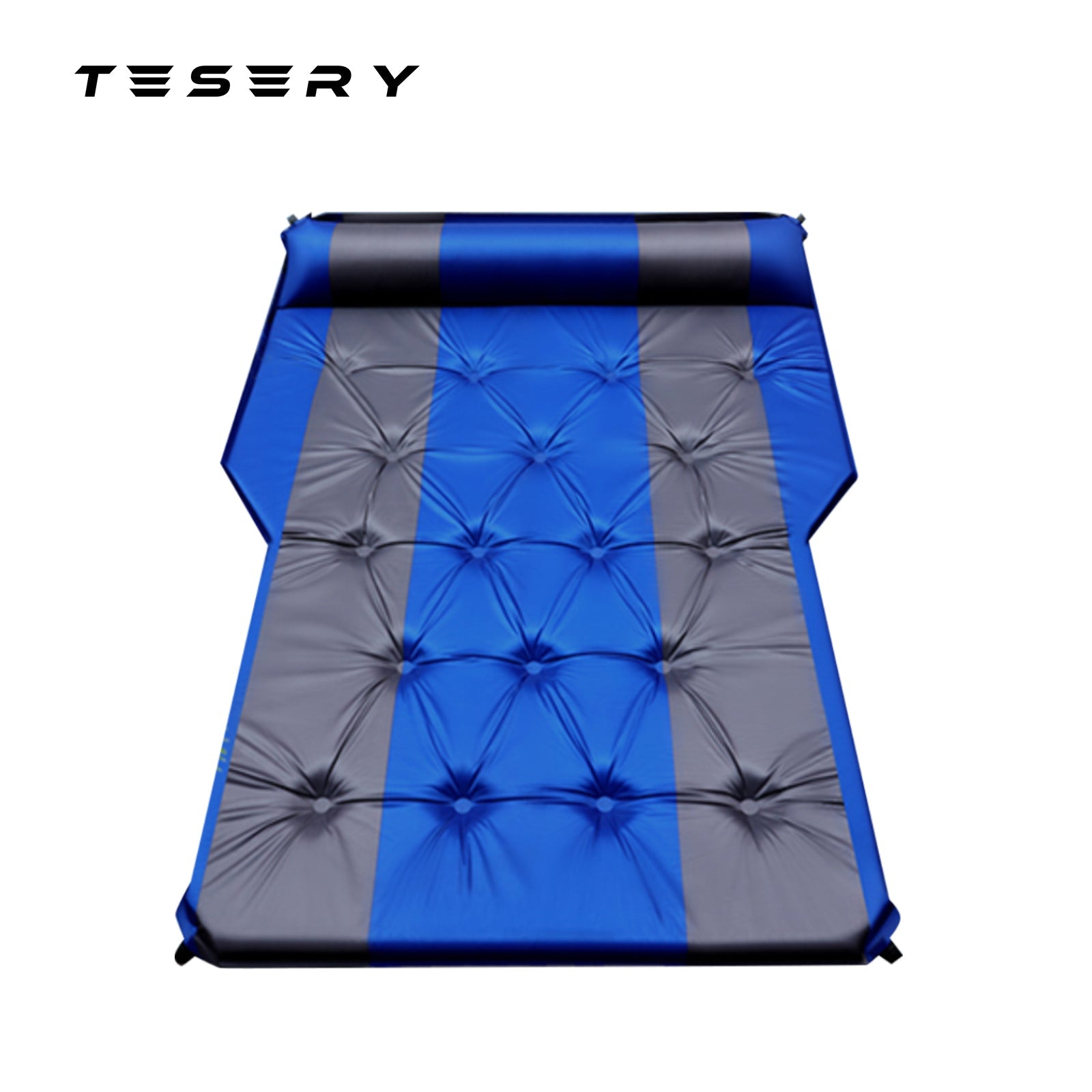 Automatic Inflatable Camping Mattress for Tesla Model Y & Model 3 Blue