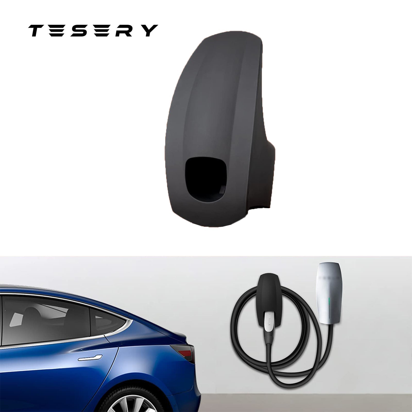 Wandhalterung Ladekabel Organizer geeignet für Tesla Model 3 Model