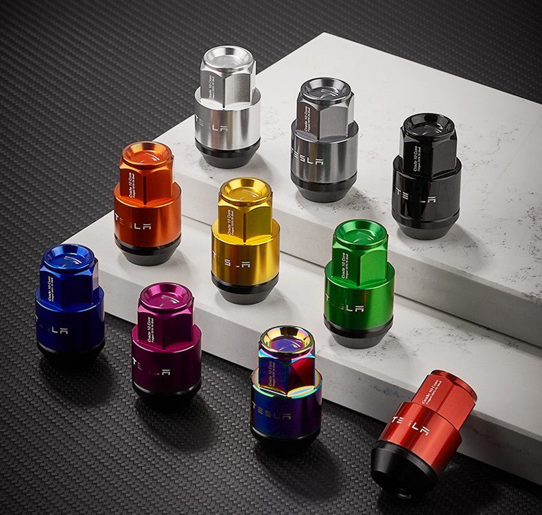 Tesla Lug Nut Kit 14X1 50 Forged Tall tesla-lug-nut-kit-14x1-50-forged-tall