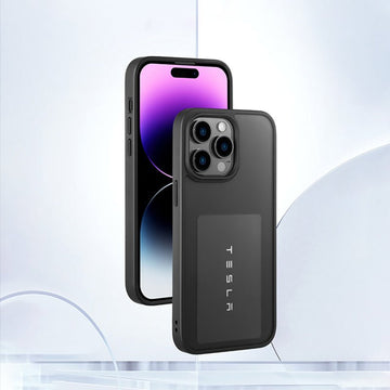 IPhone case with magnetic compartment For Tesla Model 3/Y