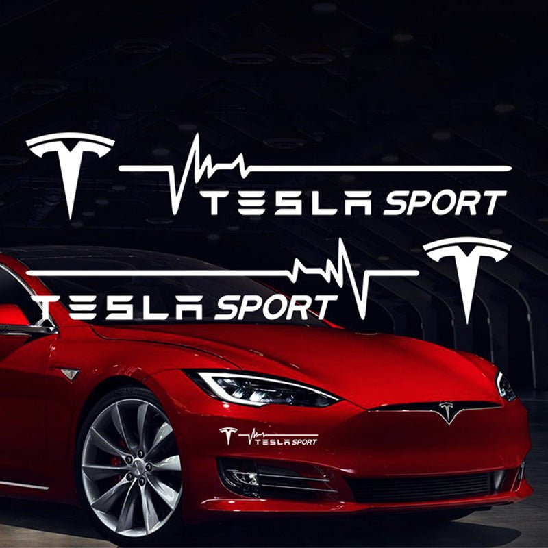 Car Door Side Skirt Stripes Sill Sticker Body Decal for Tesla Model S/3/X/Y  (2pcs/set)