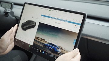TESERY Tesla Model 3 / Y Swivel Screen Mounting Kit - Upgrade Version (Fits RHD & LHD)