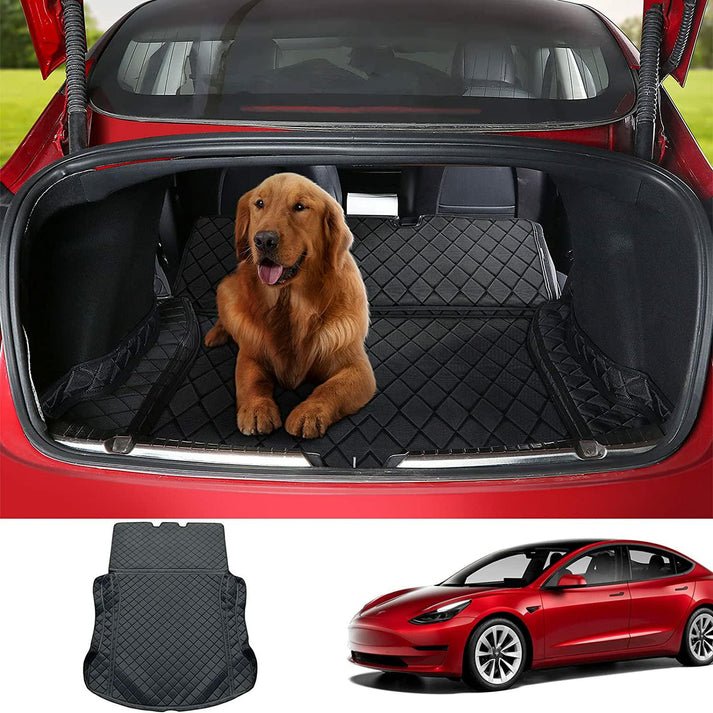 For Tesla Model Y Rear Trunk Pet Dog Mat Bed Seat Cover Oxford Waterproof  Pad