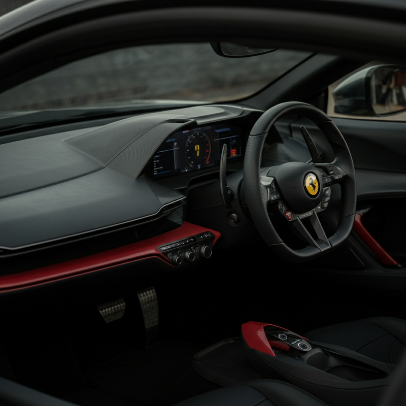Ferrari Luce EV: Italian Supercar Maker Reveals Interior and Interface Design