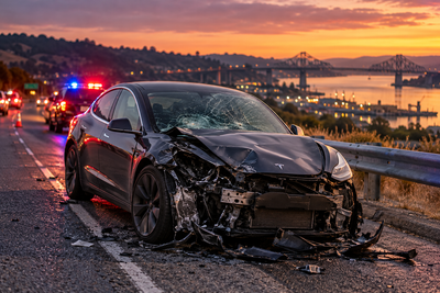 Vallejo Tesla crash: Driver says Full Self-Driving was active