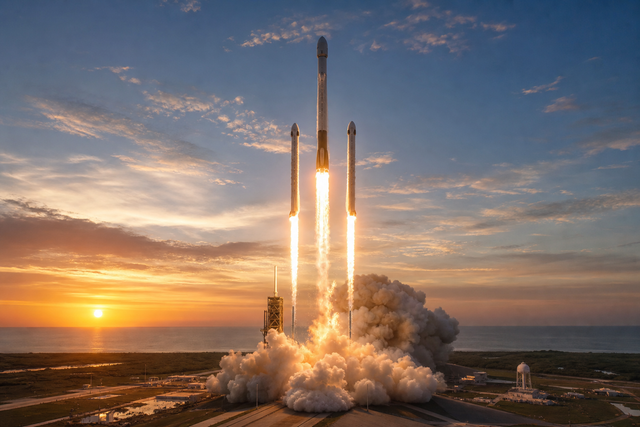 SpaceX Falcon Heavy Launches NASA's Roman Space Telescope