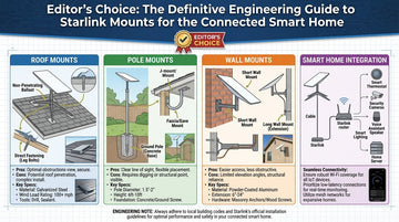 Editor's Choice: The Definitive Engineering Guide to Starlink Mounts for the Connected Smart Home - Tesery Official Store