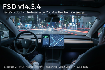 FSD v14.3.4 Is More Than an Update. It's Tesla's Robotaxi Rehearsal — With You as the Test Passenger.