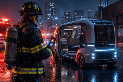 Futurism Report: Tesla Robotaxi Firefighters Told to Call Two Hotlines