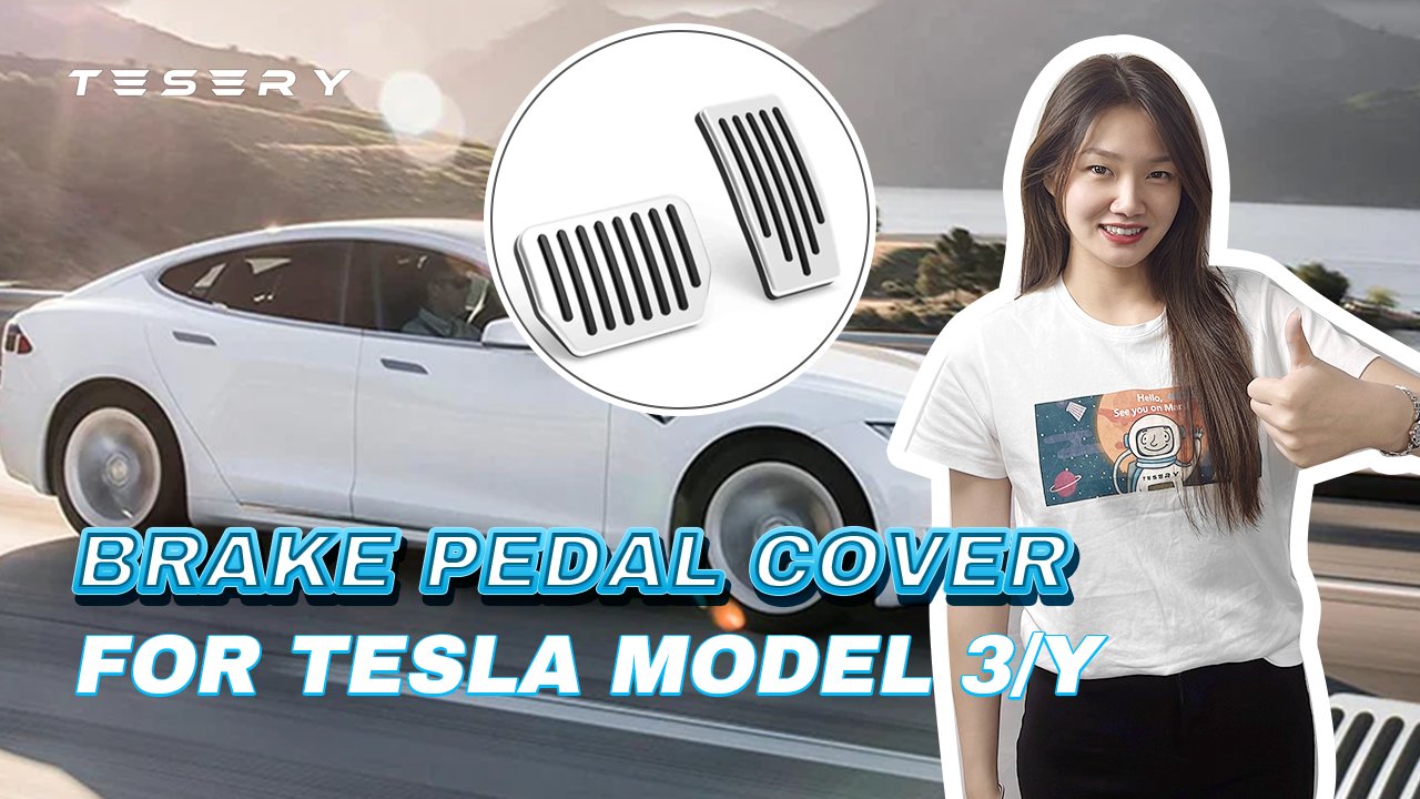 How about Tesla Anti-Slip Performance Pedal Auto Aluminum Pedal Cover Compatible with Model 3 and Model Y? - Tesery Official Store