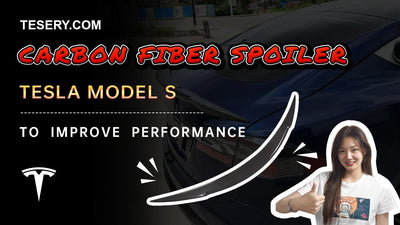 How does the real carbon Spoiler with Model S R-Style?