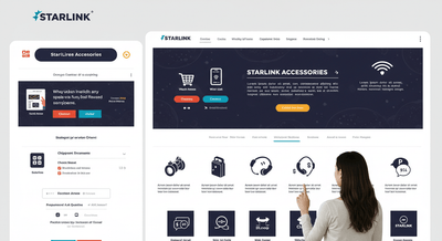 como comprar acessórios Starlink?