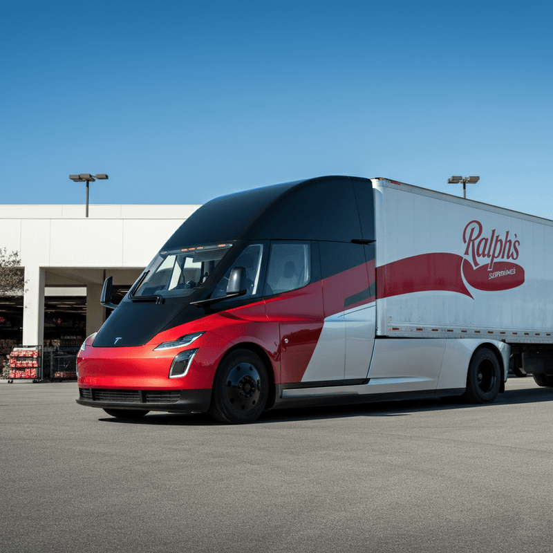 Ralphs Supermarkets Deployment of Tesla Semi in Southern California Signals Major Shift in Grocery Logistics - Tesery Official Store