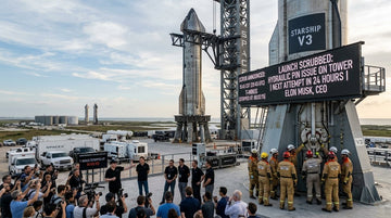 SpaceX Scrubs Starship V3 Debut Flight, Cites Minor Ground Issue and Sets New Launch Date - Tesery Official Store