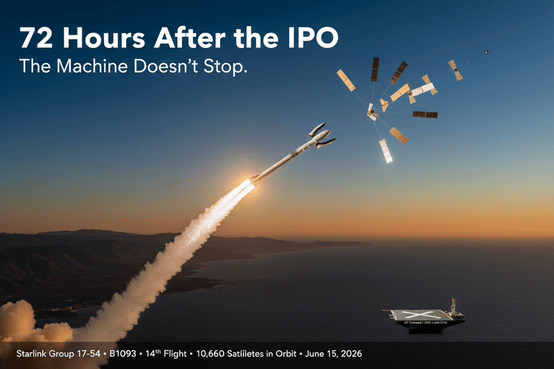 SpaceX's First Launch After Its Historic IPO: Falcon 9 Delivers 24 Starlink V2 Mini Satellites, Constellation Hits 10,660 - Tesery Official Store