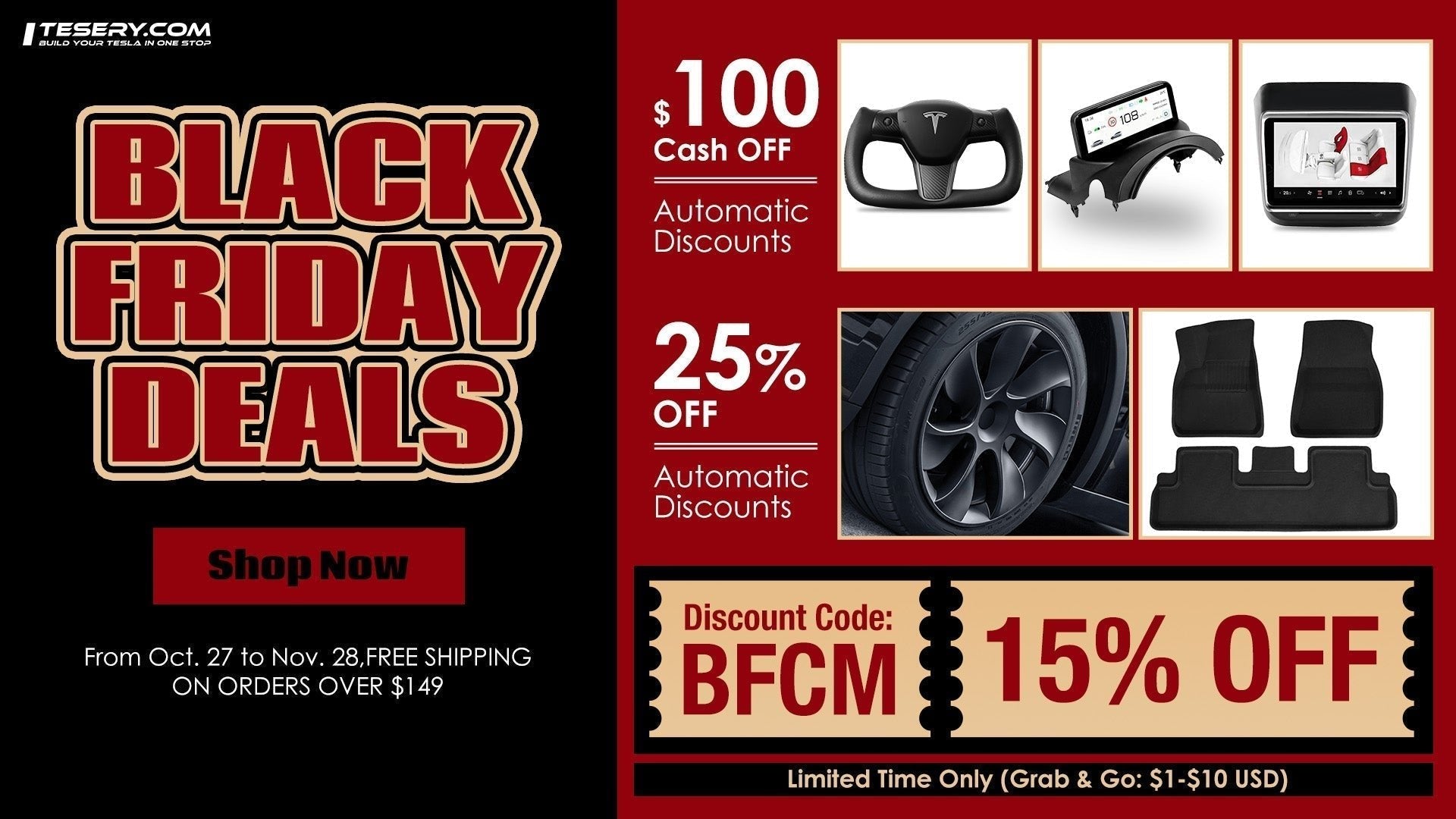 Special Offer: Tesery's Black Friday Sale! - Tesery Official Store