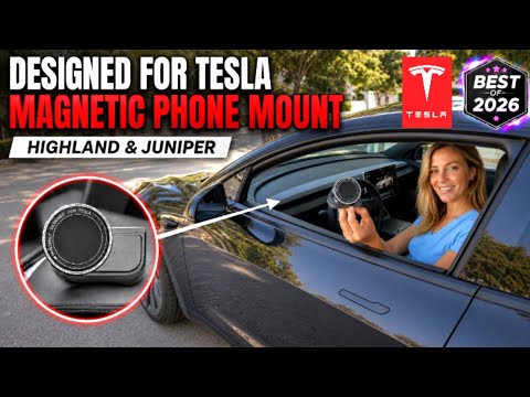 Tesery Model 3/Y Magnetic Phone Mount Review (2024+)