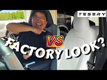 Tesery Model Y White Seat Covers: Full Install & Review - Tesery Official Store
