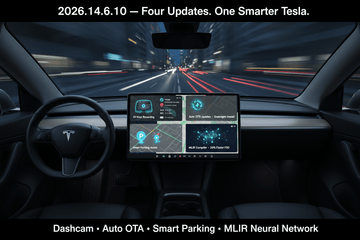 Tesla 2026.14.6.10: 24-Hour Dashcam, Auto-Updates, and the MLIR Compiler That Made FSD 20% Faster - Tesery Official Store
