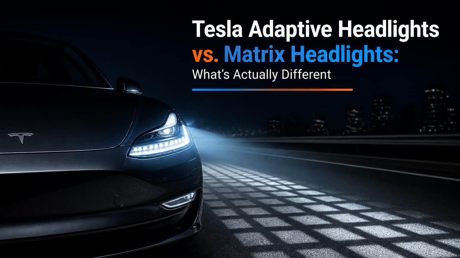 テスラ Model 3/S/X/Y ヘッドライト交換 - OEM品質