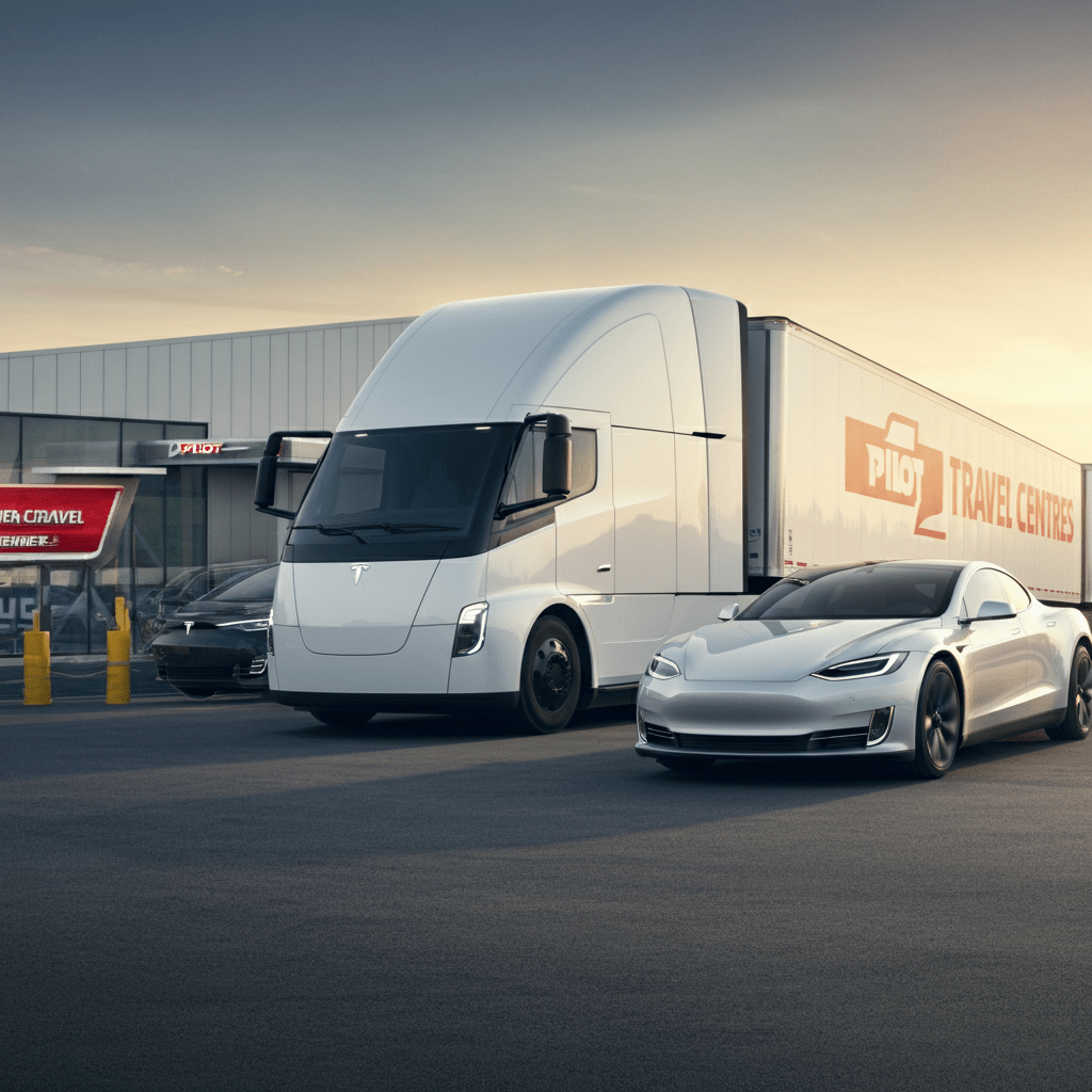 Tesla and Pilot Travel Centers Forge Strategic Alliance to Revolutioni