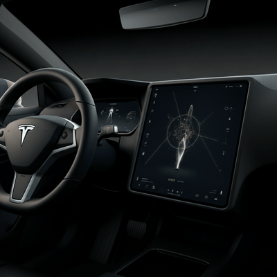 La pantalla del Tesla Cybercab destaca la revolucionaria magia interior del nuevo biplaza
