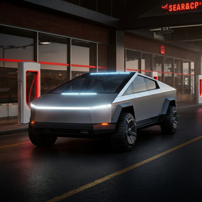 Les restes du Tesla Cybertruck deviennent le plat principal au Supercharger Diner